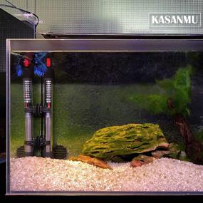 img 3 attached to 🐠 KASANMU Aquarium Heater: Adjustable Temperature Fish Tank Heater, Ideal for Saltwater and Fresh Water Tanks (50W/100W/200W/500W)