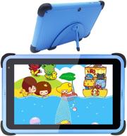 📱 2021 new kids tablet 7 inch with android 10, wifi, ips hd screen, 2gb ram 32gb rom, parental control, blue logo