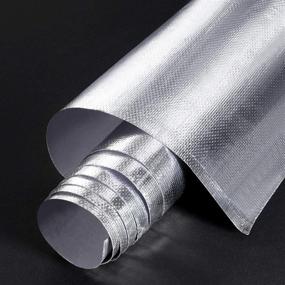 img 4 attached to Aluminized Fiberglass Sheet: Efficient Adhesive Backed Heat Shielding Mat for Hose and Auto Use (Silver, 24 x 48 Inch)