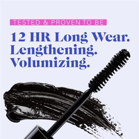 img 1 attached to 🌿 PYT Beauty 12 Hour Longwear Mascara: Lengthening and Volumizing Black Mascara, Hypoallergenic & Vegan, 1 Count