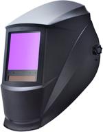 🔥 antra ah7-860-0000 auto darkening welding helmet: large viewing size, wide shade range, suitable for multi-purpose welding and grinding - tig mig/mag mma plasma, dual power, bonus lens covers logo