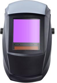 img 3 attached to 🔥 Antra AH7-860-0000 Auto Darkening Welding Helmet: Large Viewing Size, Wide Shade Range, Suitable for Multi-Purpose Welding and Grinding - TIG MIG/MAG MMA Plasma, Dual Power, Bonus Lens Covers