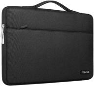 🖥️ mosiso 360 protective laptop sleeve for 13-13.3 inch macbook pro, macbook air, notebook - black logo