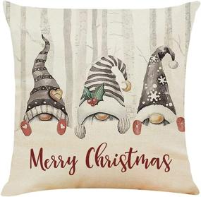 img 2 attached to Christmas Pillow Cover，18 Holiday Farmhouse