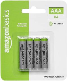 img 1 attached to 🔋 Высокоемкостные перезаряжаемые батарейки AAA - 4 штуки от Amazon Basics