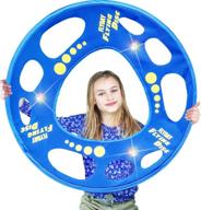 🪀 flyday flying disc with led lights: a fun and easy-to-catch 27 inch flying ring for outdoor beach play and birthday parties логотип