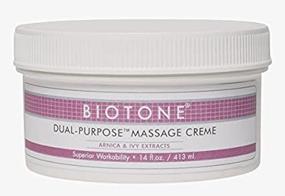 img 3 attached to 🧴 Biotone Dual Purpose Massage Cream 14 oz. - Model 568003: Premium Pain Relief and Relaxation Solution