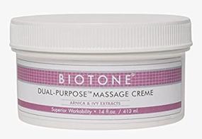 img 4 attached to 🧴 Biotone Dual Purpose Massage Cream 14 oz. - Model 568003: Premium Pain Relief and Relaxation Solution