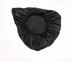 img 3 attached to 🚲 BTYONON Black Bicycle Saddle Rain Cover: Waterproof & Dust Resistant Bike Seat Protector (3 Pack)