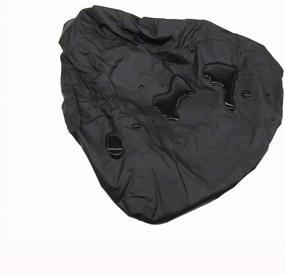 img 2 attached to 🚲 BTYONON Black Bicycle Saddle Rain Cover: Waterproof & Dust Resistant Bike Seat Protector (3 Pack)