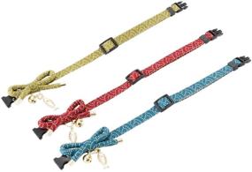 img 1 attached to 🐠 Necoichi Zen Fish Charm Cat Collar: Stylish and Calming Accessory for your Feline Friend