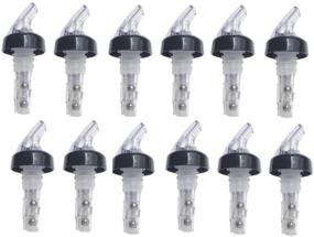 img 4 attached to 🍾 Accupour Measured Alcohol Bottle Pourer 1.5 oz: Quick Shot Clear Spout for Liquor, Wine, and Cocktails - 12 pack