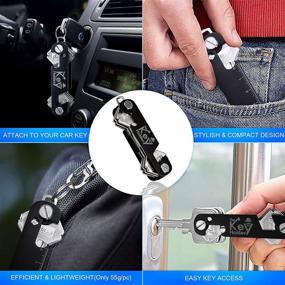 img 3 attached to Lightweight Multi-Tool Organizer Keychain - Compact and Efficient