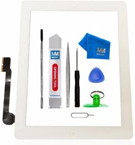 img 4 attached to 📱 High-Quality MMOBIEL Digitizer for iPad 3 (White) - Complete Touchscreen Front Display Assembly with Tool kit