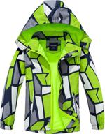 stay dry in style: boys' waterproof lightweight raincoats and windbreakers in jackets & coats логотип