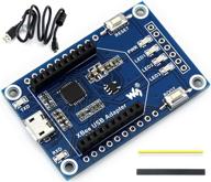 📡 waveshare xbee usb adapter: convenient uart communication board with onboard buttons/leds for easy testing and programming/configuration of xbee modules logo