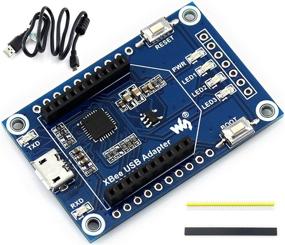img 4 attached to 📡 Waveshare XBee USB Adapter: Convenient UART Communication Board with Onboard Buttons/LEDs for Easy Testing and Programming/Configuration of XBee Modules