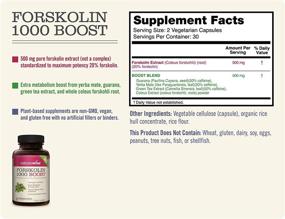 img 2 attached to 🌱 NatureWise Premium Forskolin 1000 Boost: Ultimate Weight Maintenance with Green Tea, Yerba Mate, & Guarana - 1 Month Supply