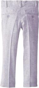img 1 attached to 👖 Stylish Isaac Mizrahi Little Chambray Linen Boys' Pants for Fashionable Kids