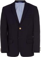 👕 izod indigo button blazer jacket for boys' clothing - enhanced seo logo
