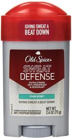 img 4 attached to 💦 Ultimate Sweat Protection: Old Spice Sweat Defense Solid Antiperspirant & Deodorant, Pure Sport, Pack of 4 - 2.6-Ounce Sticks