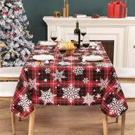 waterproof wipe 🎄 clean christmas tablecloth decoration logo