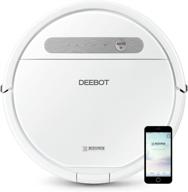 🤖 ecovacs deebot 610 smart robotic vacuum with ozmo mopping technology - ideal for carpet, bare floors, pet hair, alexa compatible (white, 12 pounds) логотип