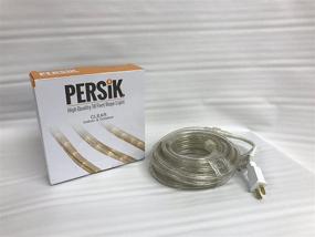 img 3 attached to PERSIK 18 Feet Clear Rope Light - Versatile Indoor and Outdoor Use - Pack of 2 - Total 36 Feet Length