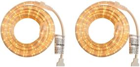 img 4 attached to PERSIK 18 Feet Clear Rope Light - Versatile Indoor and Outdoor Use - Pack of 2 - Total 36 Feet Length