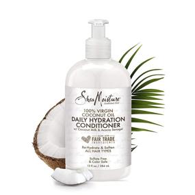 img 1 attached to 🥥 Shea Moisture 100% Virgin Coconut Oil Set: Daily Hydration Conditioner, Shampoo & Leave-in Treatment