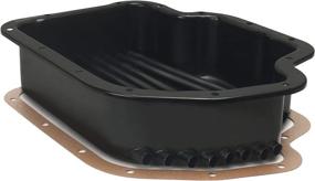 img 1 attached to 🔄 Derale 14202 Transmission Cooling Pan - Perfect Fit for GM Turbo 400 Deep Pan, Enhanced Cooling in Sleek Black