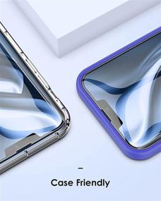 img 1 attached to 📱 RAXFLY 3 Pack iPhone 13 Pro Max Screen Protector [Installation Tray] [Case-Friendly] 9H Tempered Glass - Compatible with iPhone 13 Pro Max 6.7 inch