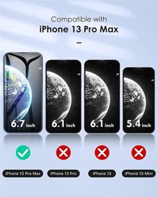 img 3 attached to 📱 RAXFLY 3 Pack iPhone 13 Pro Max Screen Protector [Installation Tray] [Case-Friendly] 9H Tempered Glass - Compatible with iPhone 13 Pro Max 6.7 inch