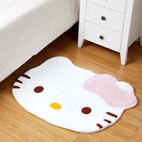 img 1 attached to 🐱 Супер мягкий коврик для детской комнаты Hello Kitty - ковер My Melody - милые ковры с мультяшными героями - милый ковер для создания уютной атмосферы