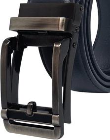 img 2 attached to Ratchet Leather Yamissi Automatic Buckle Men's Accessories