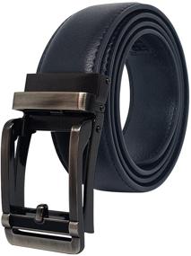 img 4 attached to Ratchet Leather Yamissi Automatic Buckle Men's Accessories