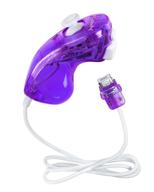 purple rock candy wii control stick for enhanced gaming experience logo