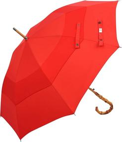 img 4 attached to 🌂 Double-Canopy Balios Prestige Walking Umbrella with Bamboo Handle: Expertly Designed