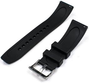 img 3 attached to 🔧 Quick-Release Rubber Watch Band