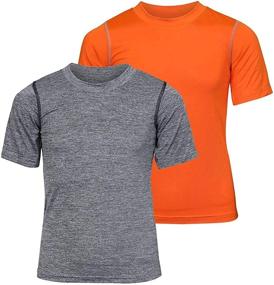 img 4 attached to Boys' Clothing and Active Wear: Black Bear Performance Dry Fit T-Shirts