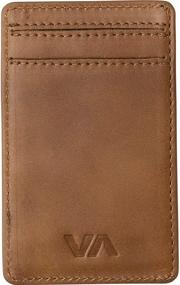 img 1 attached to 🧳 Modern Minimalist RVCA Mens Clean Card Wallet: Sleek Design for Practical Style