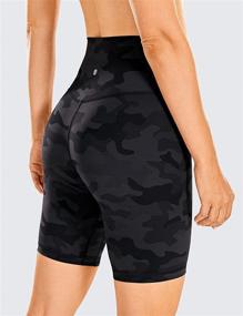 img 3 attached to Naked Feeling Yoga Shorts: Stay Comfortable and Stylish During Fitness Workouts with CRZ YOGA Women's High Waisted Athletic Shorts