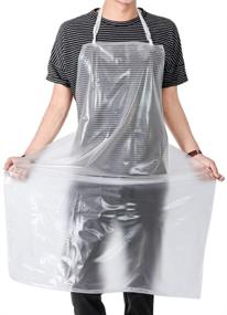 img 2 attached to Unisex Transparent Waterproof Washing Aprons