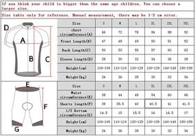 img 2 attached to 🚴 Kids Cartoon Cycling Jersey Set - Short Sleeve Road and Mountain Bike Top/Short for Boys and Girls – Breathable and Comfortable