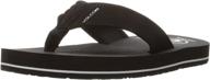 одежда для детей обоего пола volcom unisex-child victor big youth sandal flip flop: стильная и универсальная обувь для детей! логотип