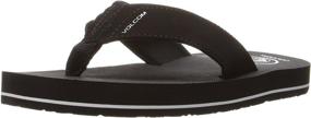 img 4 attached to Одежда для детей обоего пола Volcom Unisex-Child Victor Big Youth Sandal Flip Flop: стильная и универсальная обувь для детей!