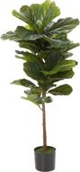 ella and lulu design fiddle leaf tree - 3' tall indoor & outdoor window centerpiece for weddings, parties, and celebrations логотип