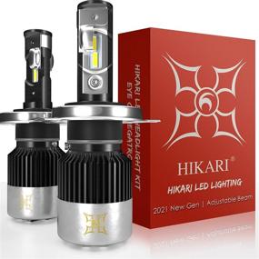 img 4 attached to H4/9003 LED Bulbs by HIKARI - 12000LM, High Lumens Dual Beam LED Conversion Kit with Japan CSP LED Technology, 30W Thunder CSP LED - Equivalent to 80W Ordinary LED, CANBUS Ready, HB2 Halogen Upgrade Replacement - 6000K