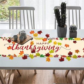 img 1 attached to 🦃 Wrinkle-Free Thanksgiving Decoration: Ironing-Free, Wear-Resistant Wonder