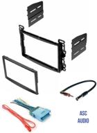 🚗 asc audio double din car stereo dash kit, wire harness, and antenna adapter for select chevrolet vehicles logo